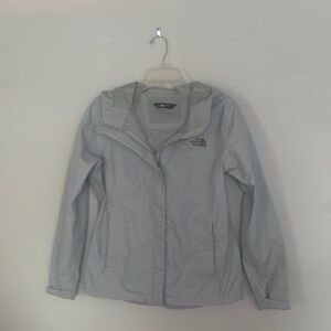 The North Face Women's Light Gray Rain Jacket